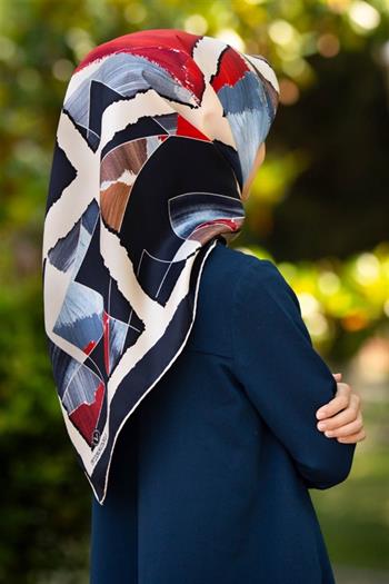 Vissona Twill İpek Eşarp - 17542 - 0033-0017