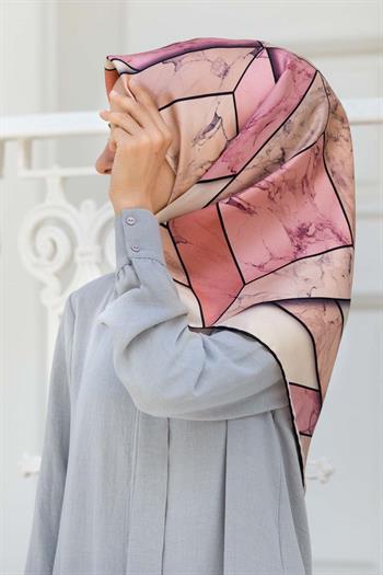 Vissona Twill İpek Eşarp - 17548 - 0012-0019