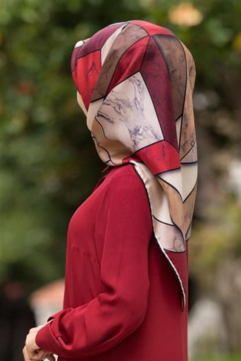 Vissona Twill İpek Eşarp - 17548 - 0018-0004