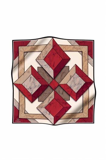 Vissona Twill İpek Eşarp - 17548 - 0018-0004