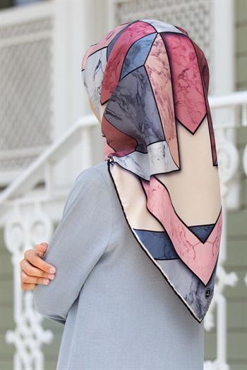 Vissona Twill İpek Eşarp - 17548 - 0019-0030