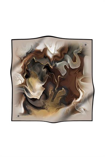 Vissona Twill İpek Eşarp - 505 - 0007-0004