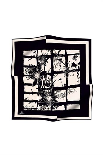 Vissona Twill İpek Eşarp - 51019 - 0001-0003