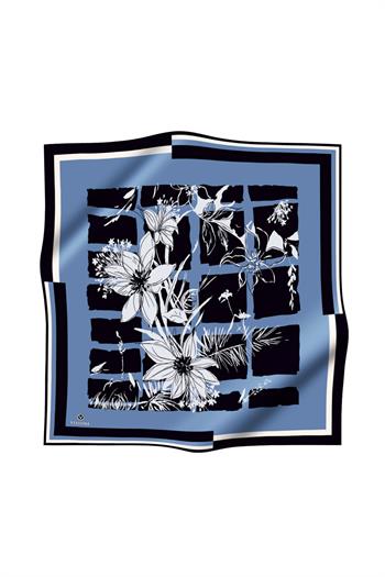 Vissona Twill İpek Eşarp - 51019 - 0031-0001