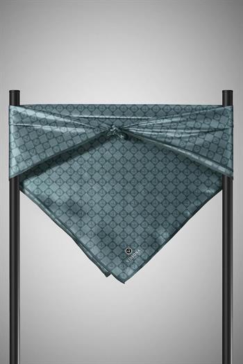 Vissona Twill İpek Eşarp - 51495 - 0219 Cam Göbeği