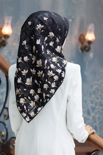 Vissona Twill İpek Eşarp - 51776 - 0001