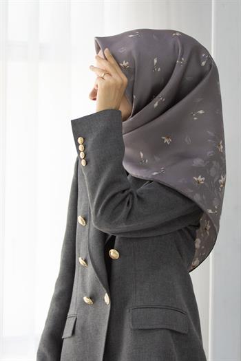 Vissona Twill İpek Eşarp - 51776 - 0028