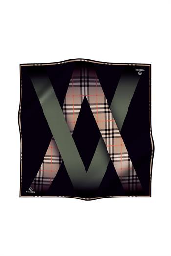 Vissona Twill İpek Eşarp - 581 - 0037-0001