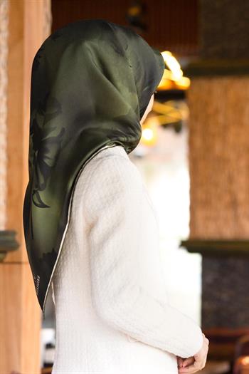 Vissona Twill İpek Eşarp - 6269 - 0037