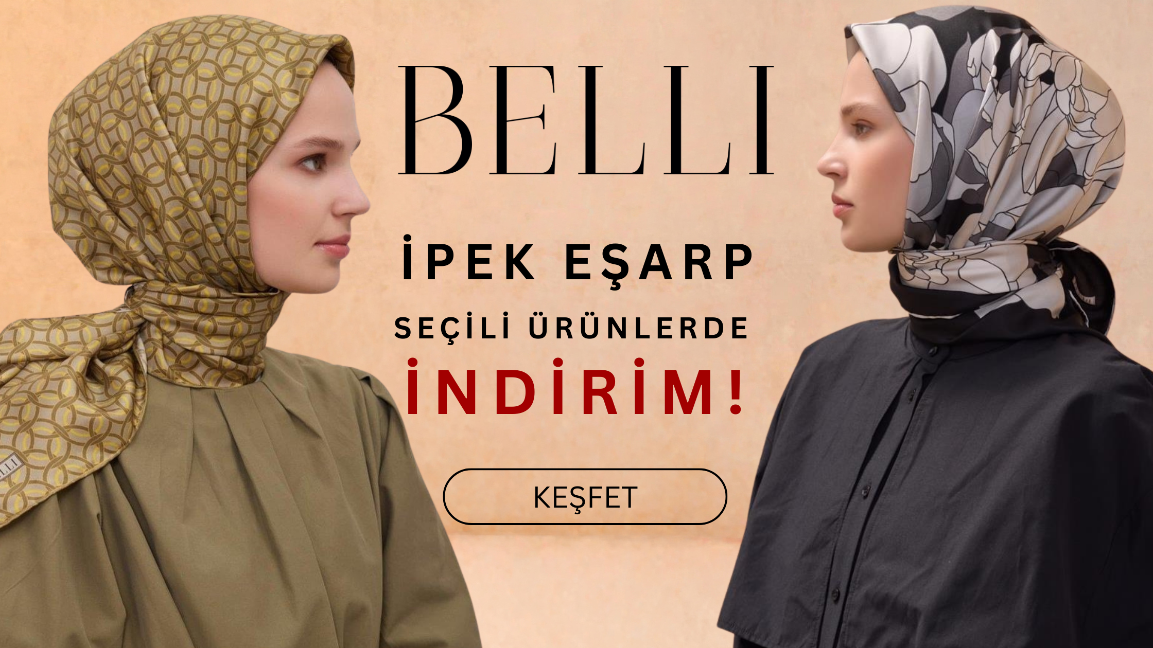 Belli İpek Eşarp