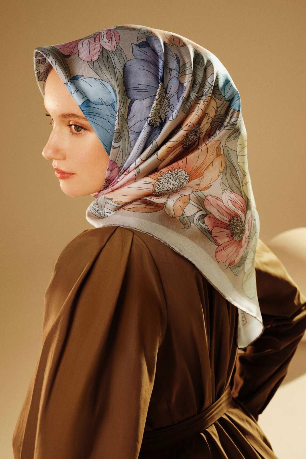 トップス Susan sale Armine Saf İpek Twill Eşarp 9517D 54 - Fiyatı, Yorumları