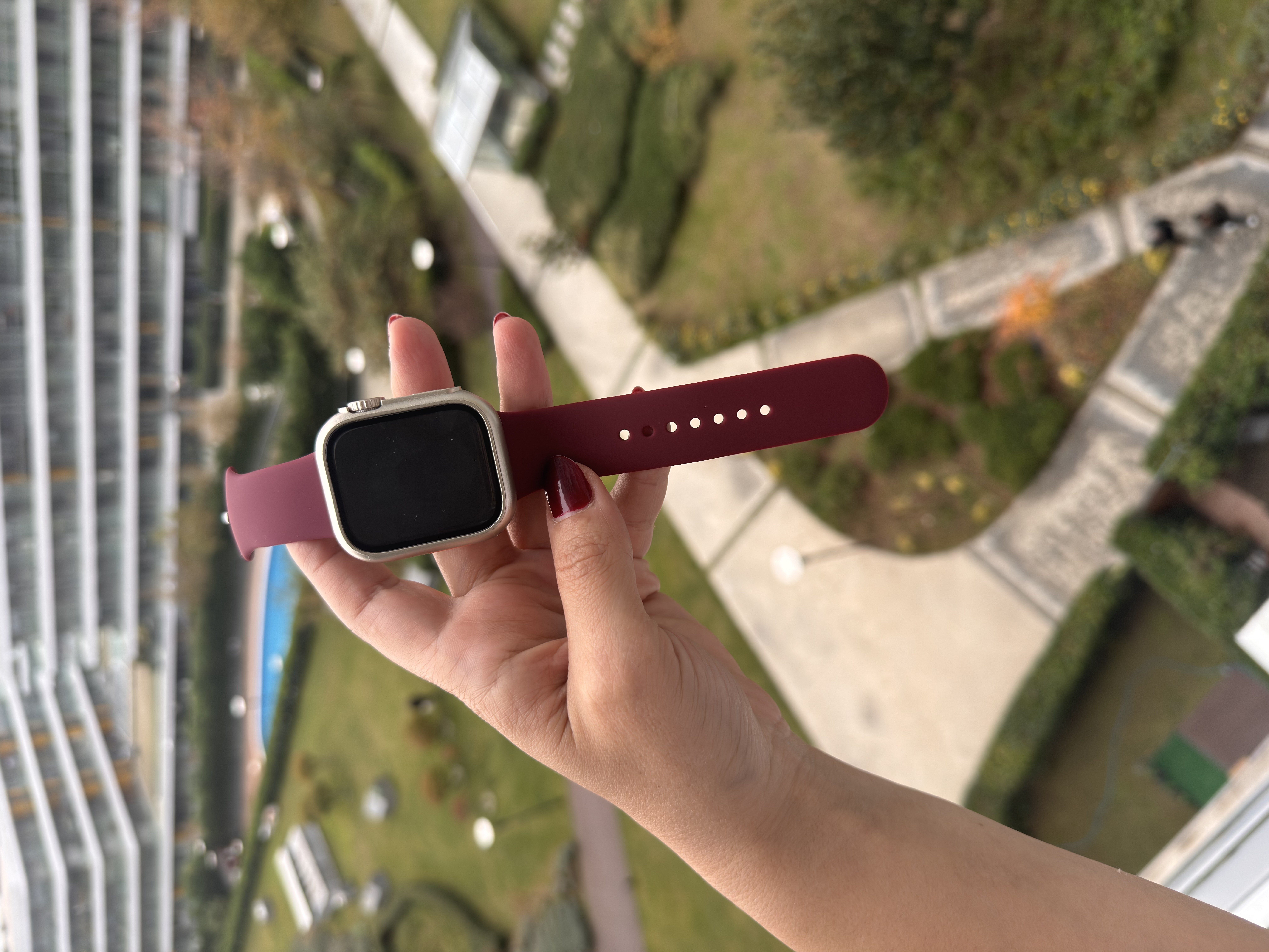 Applewatch Silikon Kordon Cherry