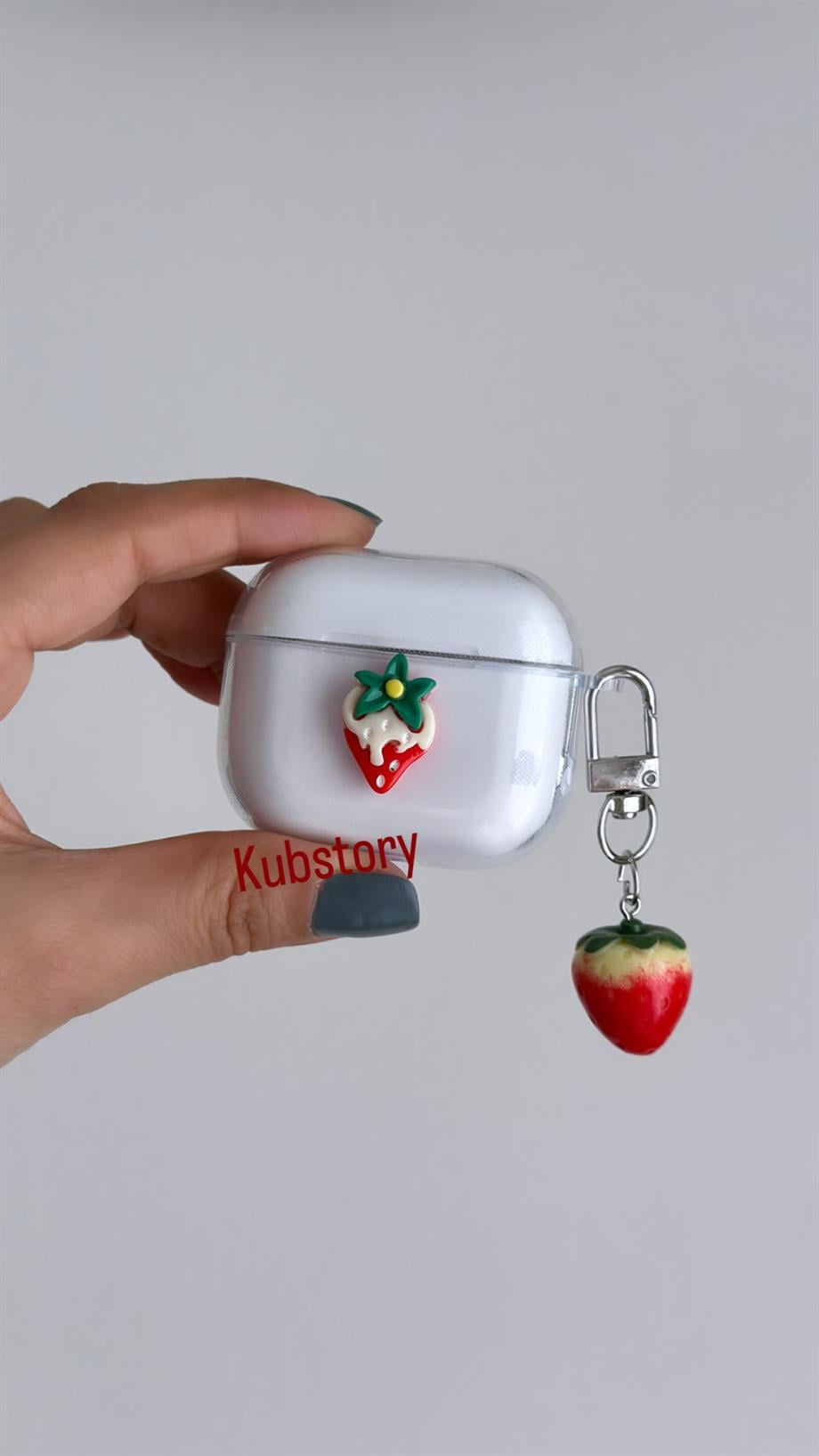 Çilek Airpods Kılıf