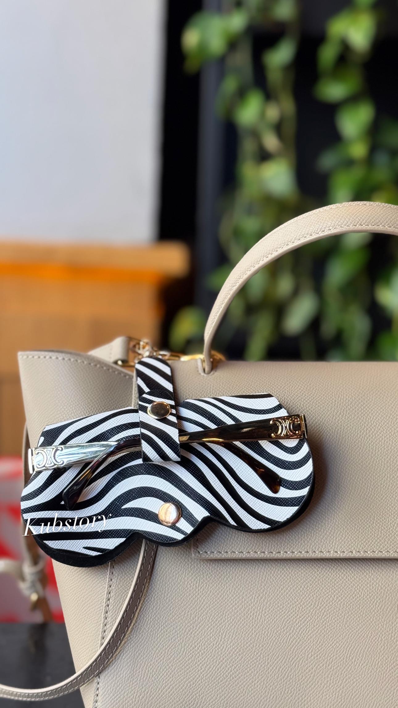Gözlük Koruyucu Kılıf Zebra Desen