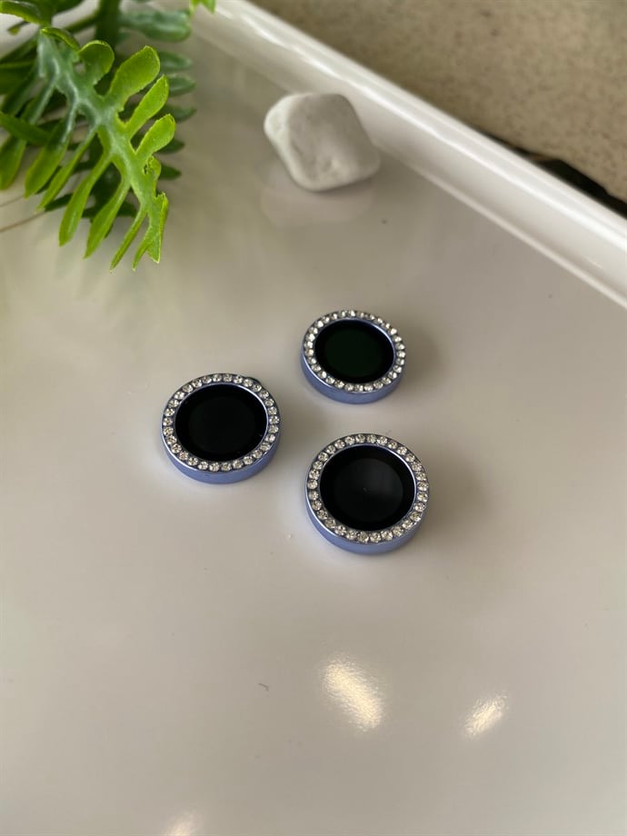 Kamera Koruyucu Lens Mavi Taşlı