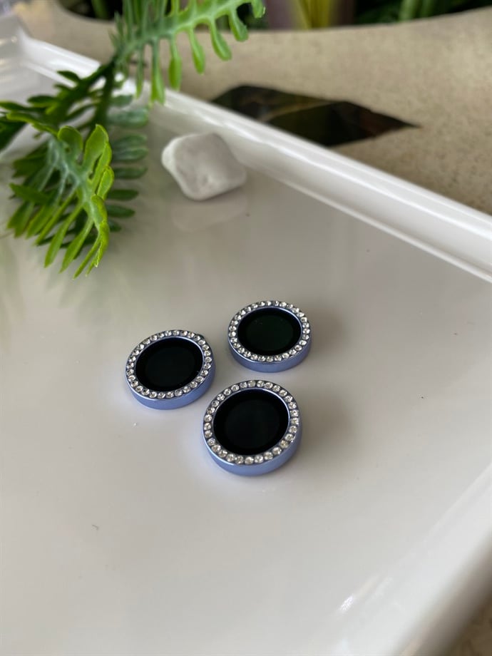 Kamera Koruyucu Lens Mavi Taşlı