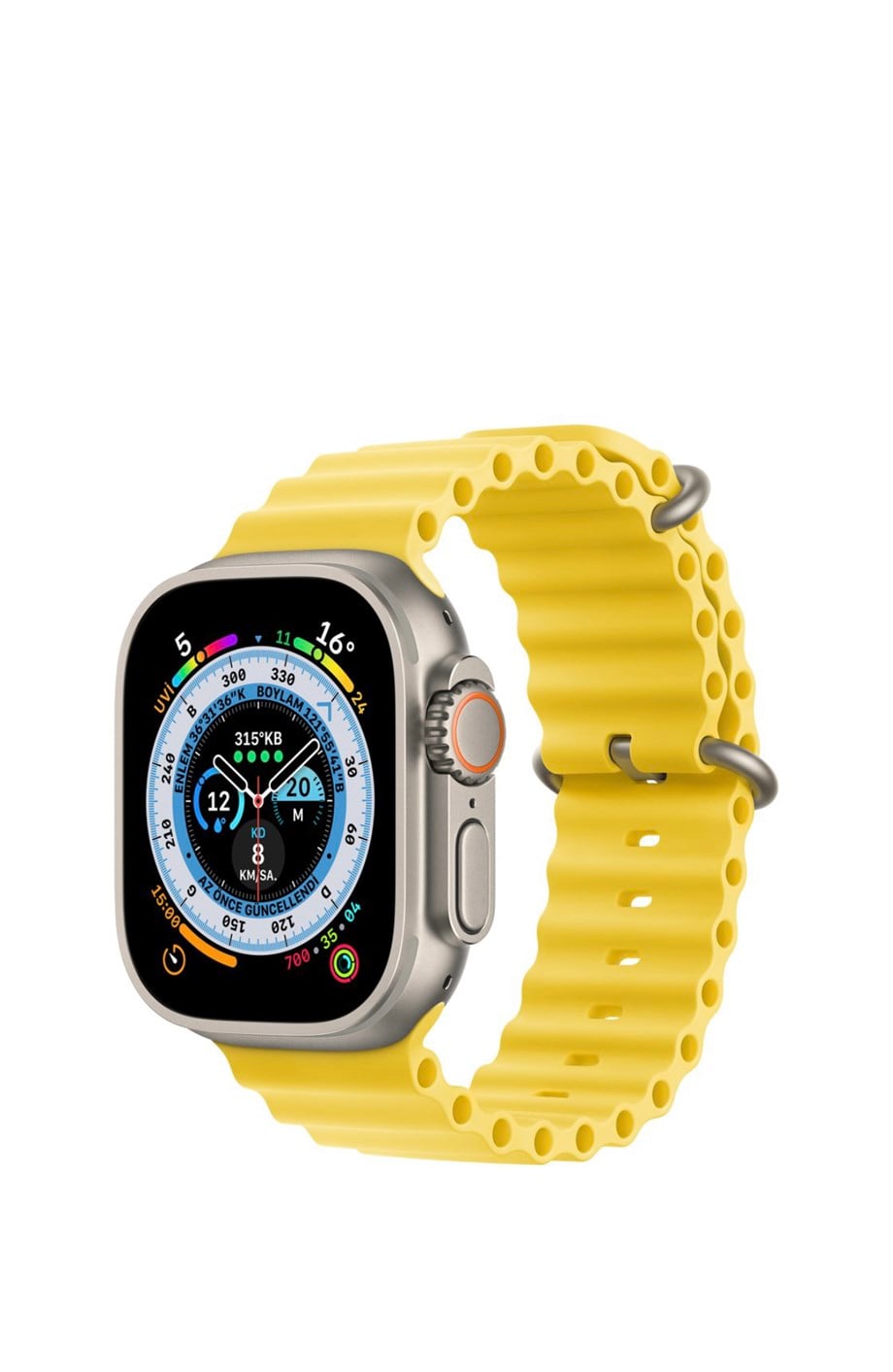 Ocean Appwatch Silikon Kordon Sarı 