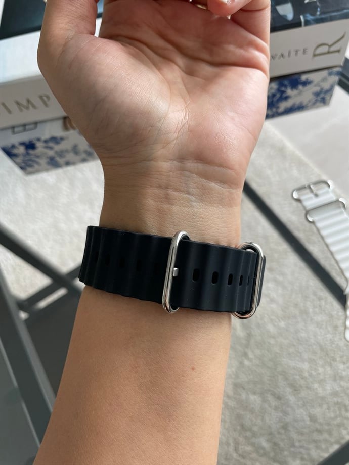 Ocean Appwatch Silikon Kordon Siyah