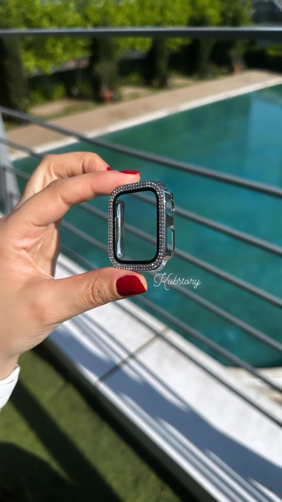 Taşlı Koruyucu Kasa Gümüş