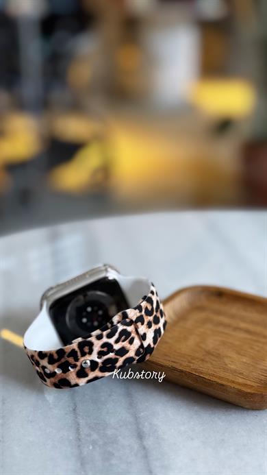 Applewatch Silikon Leopar Kordon 2