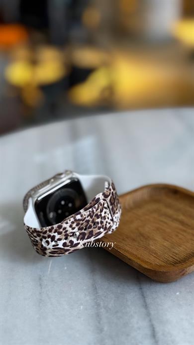 Applewatch Silikon Leopar Kordon 4