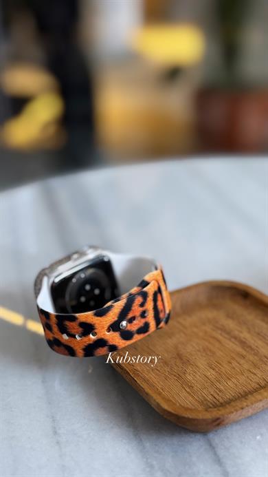 Applewatch Silikon Leopar Kordon 5