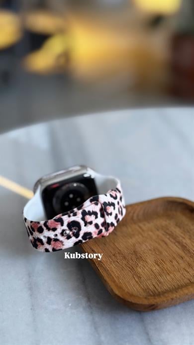 Applewatch Silikon Leopar Kordon 8
