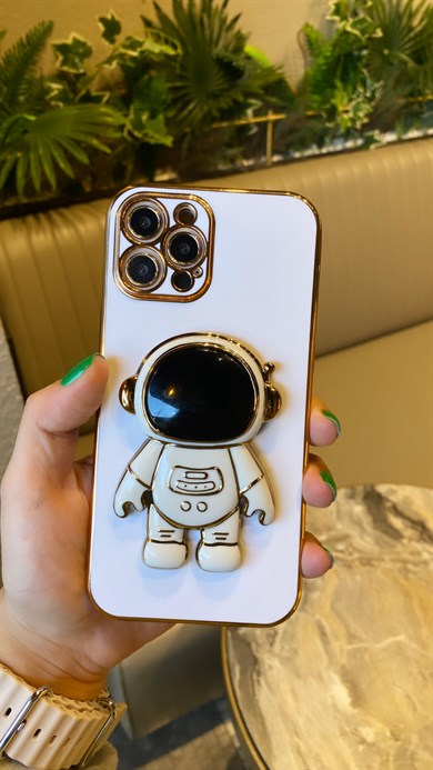 Astronot Pop Socketli Kılıf Beyaz