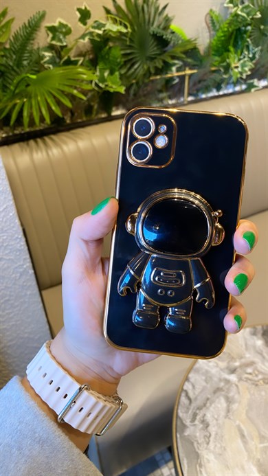 Astronot Pop Socketli Kılıf Siyah