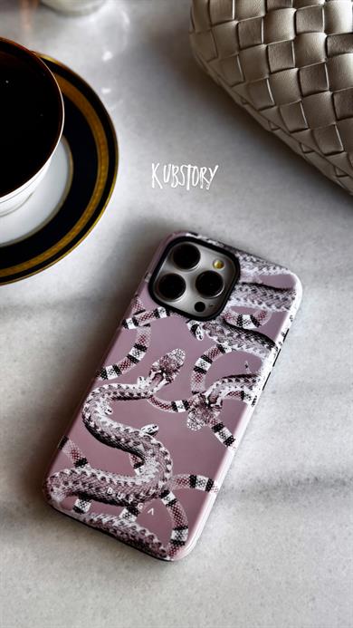 Brg İphone Telefon Kılıfı Snake Pembe