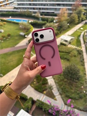 Color Frame MagSafe İphone Telefon Kılıf Cheryy