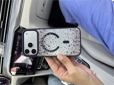 Crystal Aura İphone Telefon Kılıf Mor
