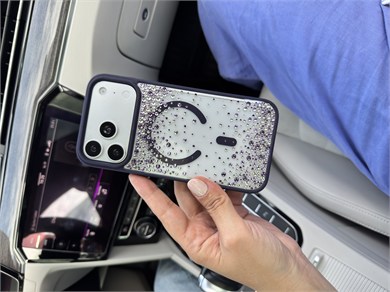 Crystal Aura İphone Telefon Kılıf Mor