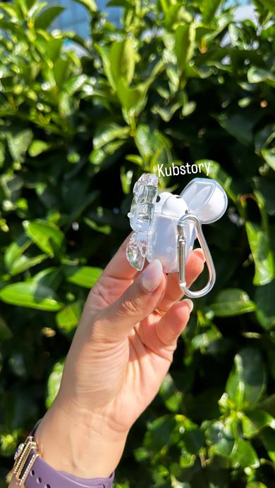 Hello Kity Airpods Kılıfı Şeffaf