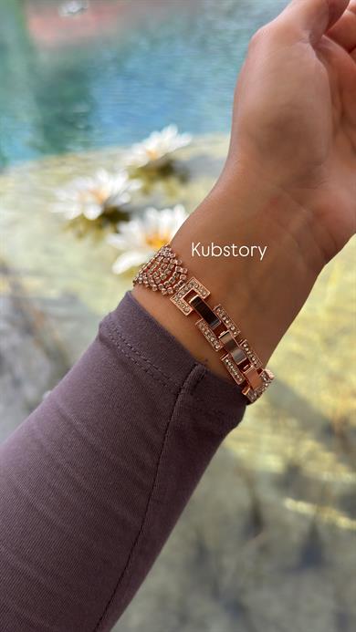 Jewel Spark Çelik Kordon Rose