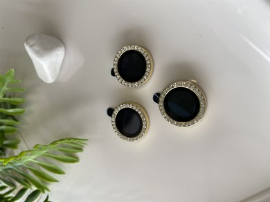Kamera Koruyucu Lens Gold Taşlı