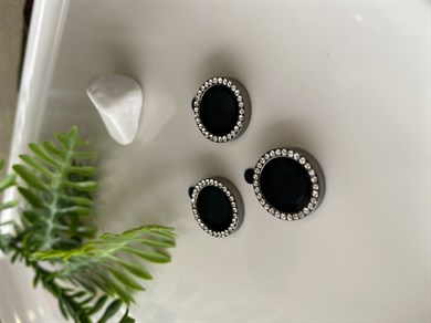 Kamera Koruyucu Lens Siyah Taşlı