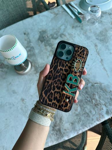 Kişiselleştirilebilir İphone Telefon Kılıfı Leopar