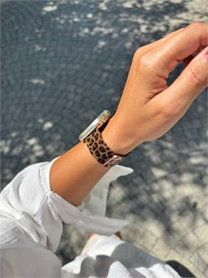 Leopar Applewatch Metal Kordon 