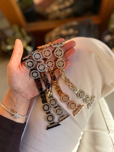 Luna Taşlı Applewatch Kordon