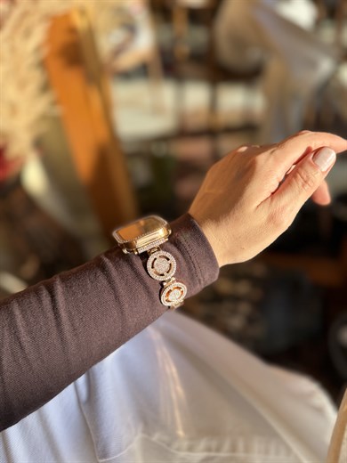 Luna Taşlı Applewatch Kordon