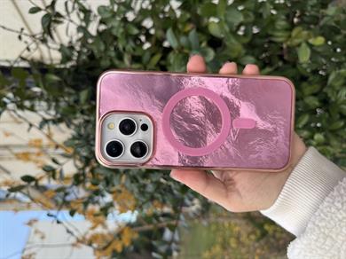 Magsafe Özellikli Pembe Telefon Kılıfı
