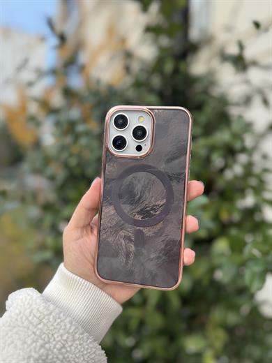 Magsafe Özellikli Siyah Telefon Kılıfı