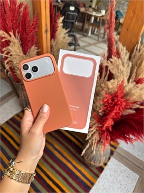 Magsafeli Lansman İphone Telefon Kılıfı Kiremit