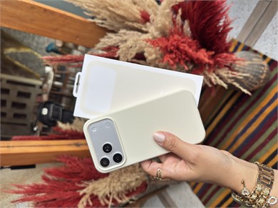 Magsafeli Lansman İphone Telefon Kılıfı Krem