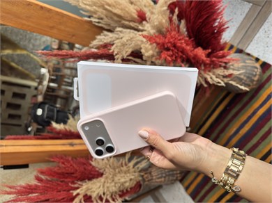 Magsafeli Lansman İphone Telefon Kılıfı Kum Pembe