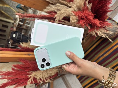 Magsafeli Lansman İphone Telefon Kılıfı Nil Yeşili