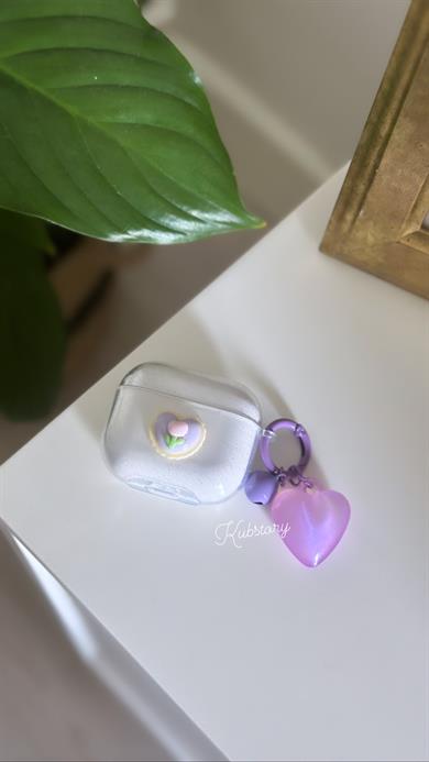 Mor Kalpli Çan Airpods Kılıfı