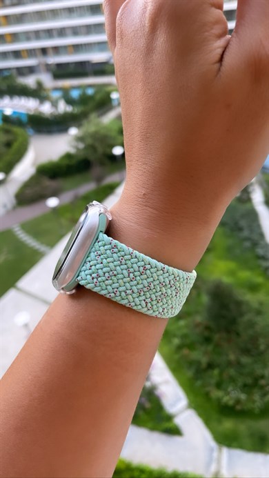 Pistachio Cots Örgü Loop Kordon