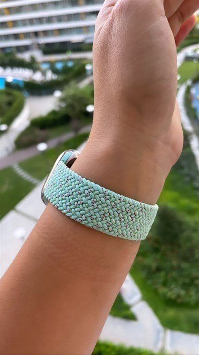 Pistachio Cots Örgü Loop Kordon